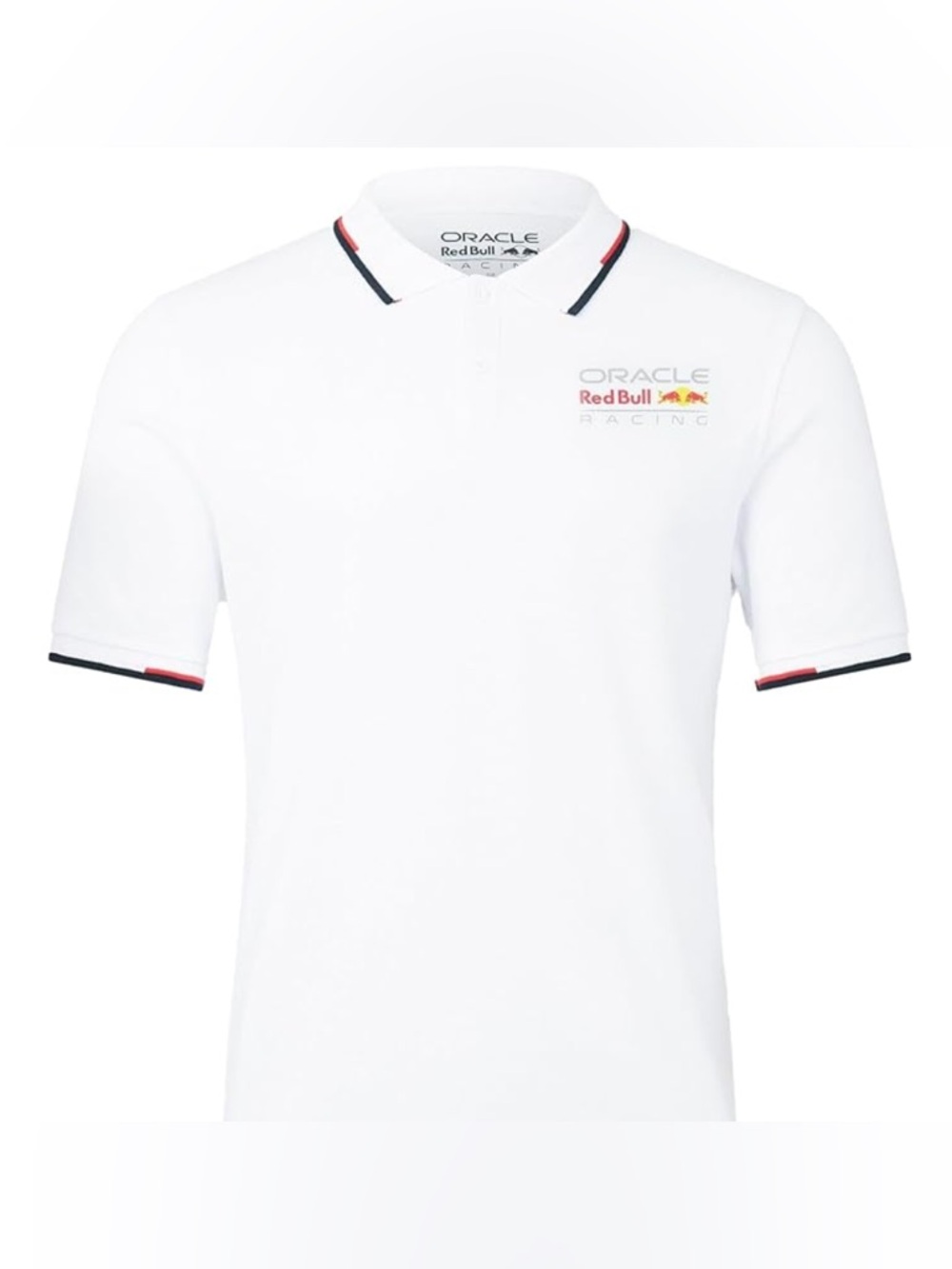 Authentic Red Bull Racing Formula 1 Core Logo Polo - White (Unisex, US-L)